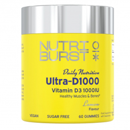 Nutriburst Ultra-D3 1000 IU - Lemon - 60 Gummies
